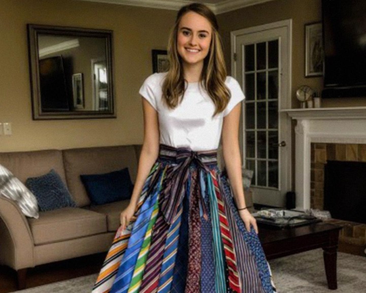 My Stepmom Destroyed the Skirt I Made from My Late Dad’s Ties—Karma Knocked on Our Door That Same Night